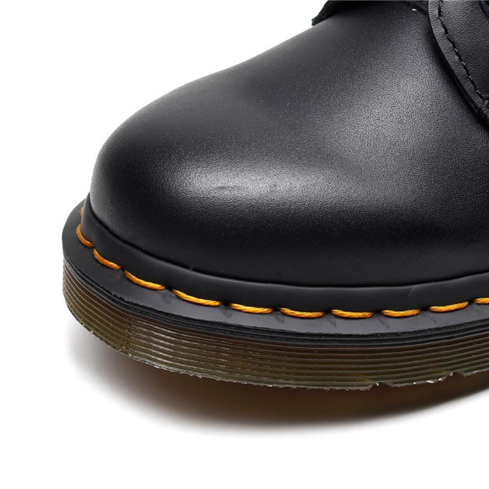 Klassieke Retro Koppel Laarzen Mannen Vrouwen Zacht Leer Britse Stijl Kort Casual Comfortabel Antislip