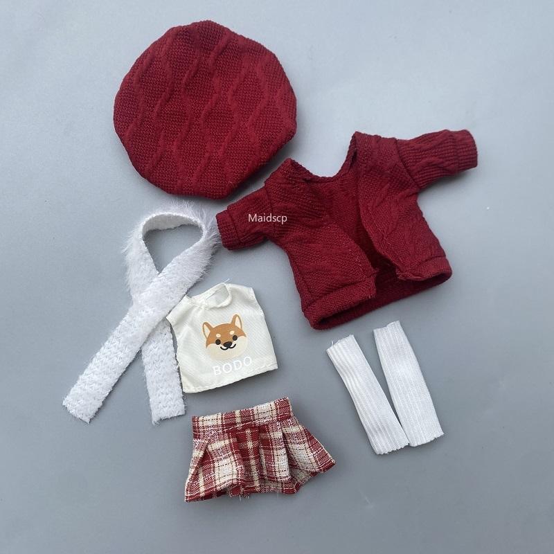 16-17cm Doll Clothes(NO Doll), Cute Dolls Outfit Accessories 2025 Fashion Style