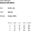 ThiSiSneverthat Oxford S S Shirt Apricot