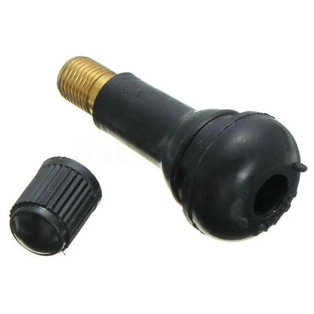 10/25pcs TR413 Automobile Tire Air Nozzle Snap In Type Rubber Valve Tool Set Tubeless Tyre Valves Stems Durable Car Accessories
