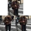 Female Short Style Coat With Notch Collar For Elegant Office Wear
