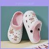 Adorable Cherry Blossom Girl's Summer Clogs Soft Soled Non-slip Eva Cartoon Footwear