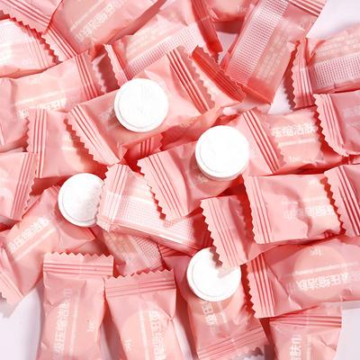 Compressed Towels , Disposable Face Towels , Candy ,shaped Face Towels , Small Facial Cleansing Towels , Disposable For Travel And Business Trips.