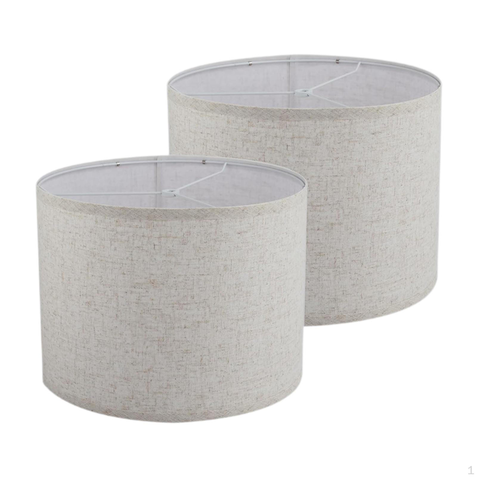 

2 Pack of Table Lamp Shades for Easy Setup світло-сірий колір