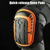 1 Pair Construction Knee Pads Heavy Duty Thick Foam Adjustable Strap Non-slip Professional Outdoor Gardening Work Roofing Flooring Knee Guards