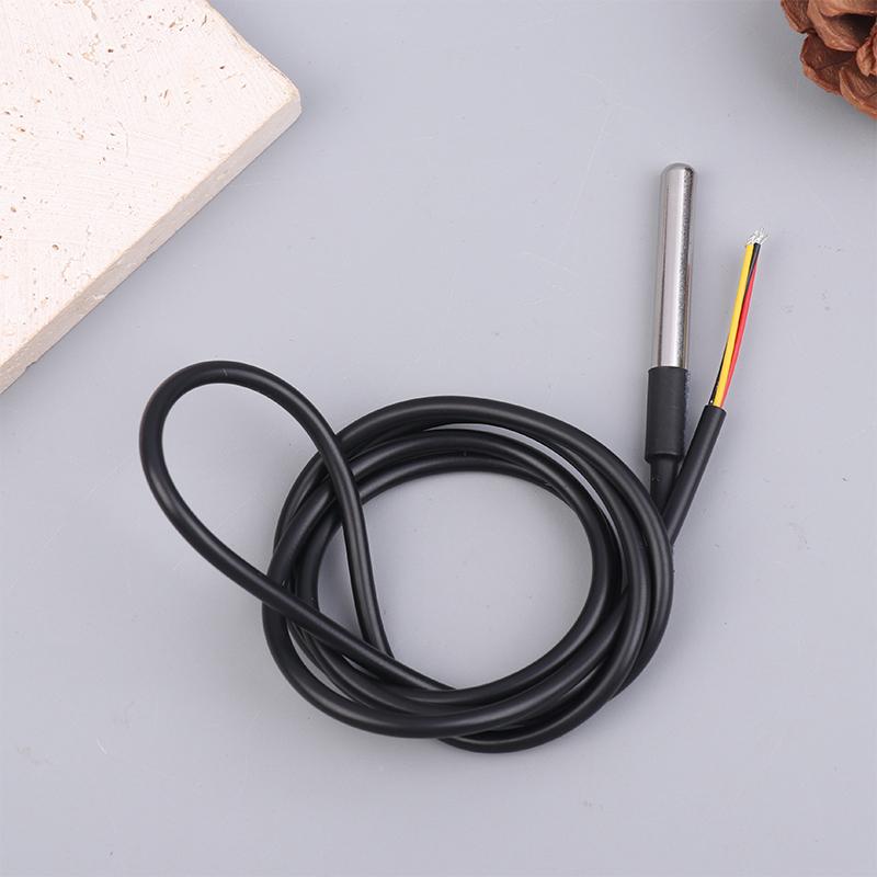 Ds18B20 Waterproof Encapsulated Stainless Steel Ds18B20 18B20 Temperature Sensor Temperature Probe Cable Length 1M For Ard