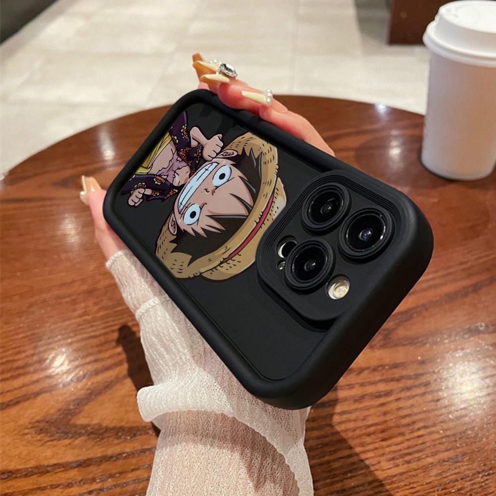 LZ28 One Piece Luffy Gear 5 Silicone Phone Case for SamsungA15 A35 S24 S23 Ultra S22 S21 Plus S20 FE A05 A06 A54 A55 A53 A14 M15 Shockproof Back Cover