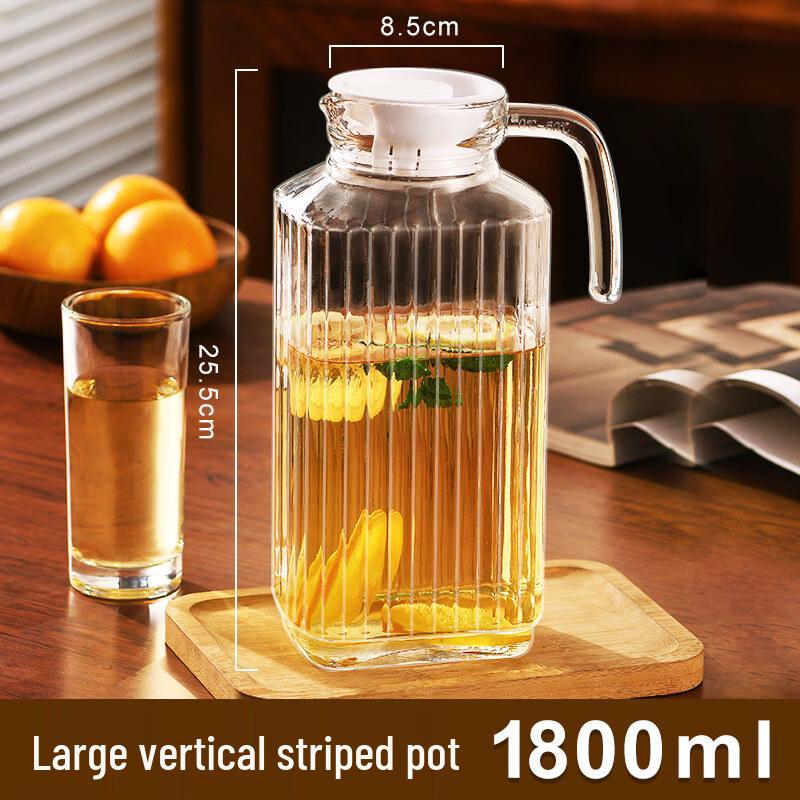 ZISIZ Large Capacity Glass Pitcher