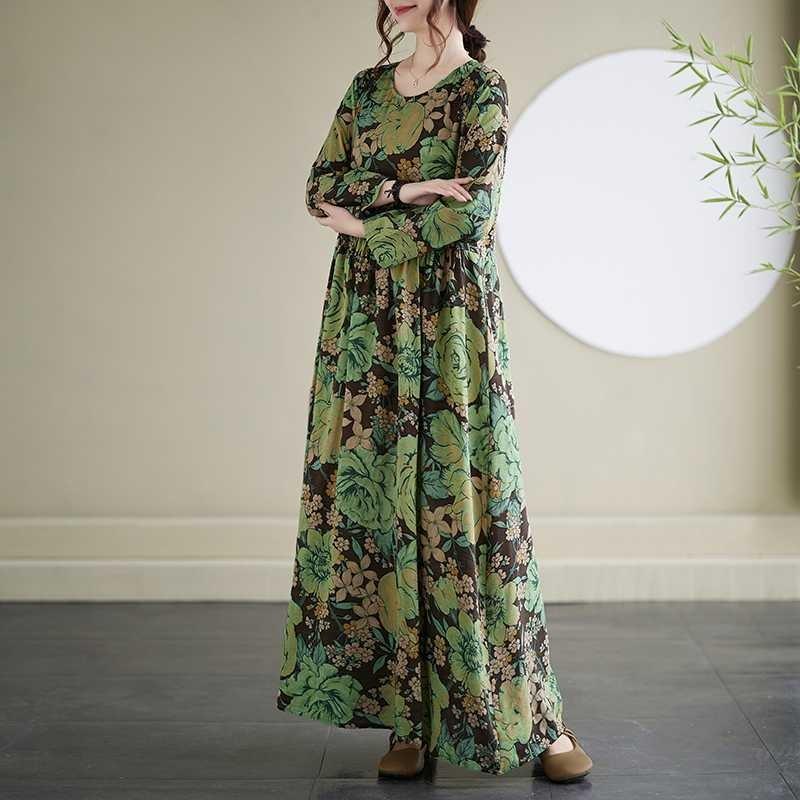 New Floral Resort Style Vintage Dresses