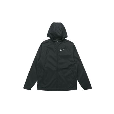 Essential Quick-Dry Running Hooded Jacket Men Outerwear Black BV4871-010