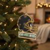 Wooden Money Holder Christmas Ornament Football Helmet Cash Gift Card Holder Sports Fan Gift for Men Players Coaches