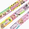 Cute Vintage Showa Shibuya Hot Girls Anime Girls Tape Sticler For Scrapbooking Material Girls Stationery Gift DIY Craft Supplies