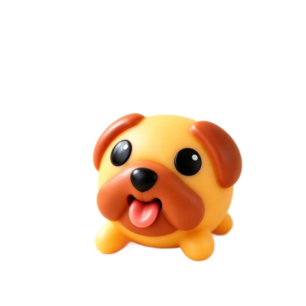 Vinyl Material Puppy Vinyl Ornament Out Its Tongue Pendant Decoration  Gift For Dog Lovers