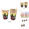 Dragon Ball Z Theme Party Decor Supplies Tableware For Vibrant Birthday Celebrations