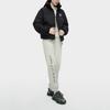 Fila Fusion Uniform Logo Print Stand Collar Loose Warm Puffer Jacket Women Outerwear Black T11W345902FBK