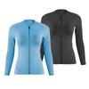 Women's Long Sleeve Cycling Jersey - Breathable, Sweat-Wicking, Zippered Sports Top for Outdoor Road and Mountain Biking