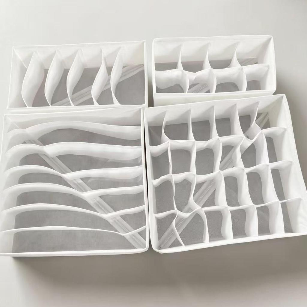 Fabric Storage Box for Underwear, Socks, and Clothes - Foldable Home Organizer