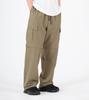 Beoteunseoul Nylon Check Transform Elastic Waist Pants [Khaki Beige]