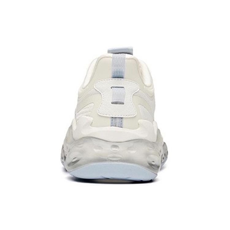 Anta Slip Resistant Abrasion Resistant Low Top Running Shoes Men's Ivory White 112035501-1