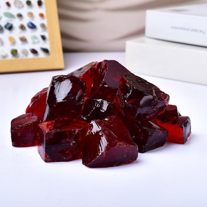 Natuurlijke Wijnrood Glazen Diffusorsteen voor Aromatherapie en Woondecoratie