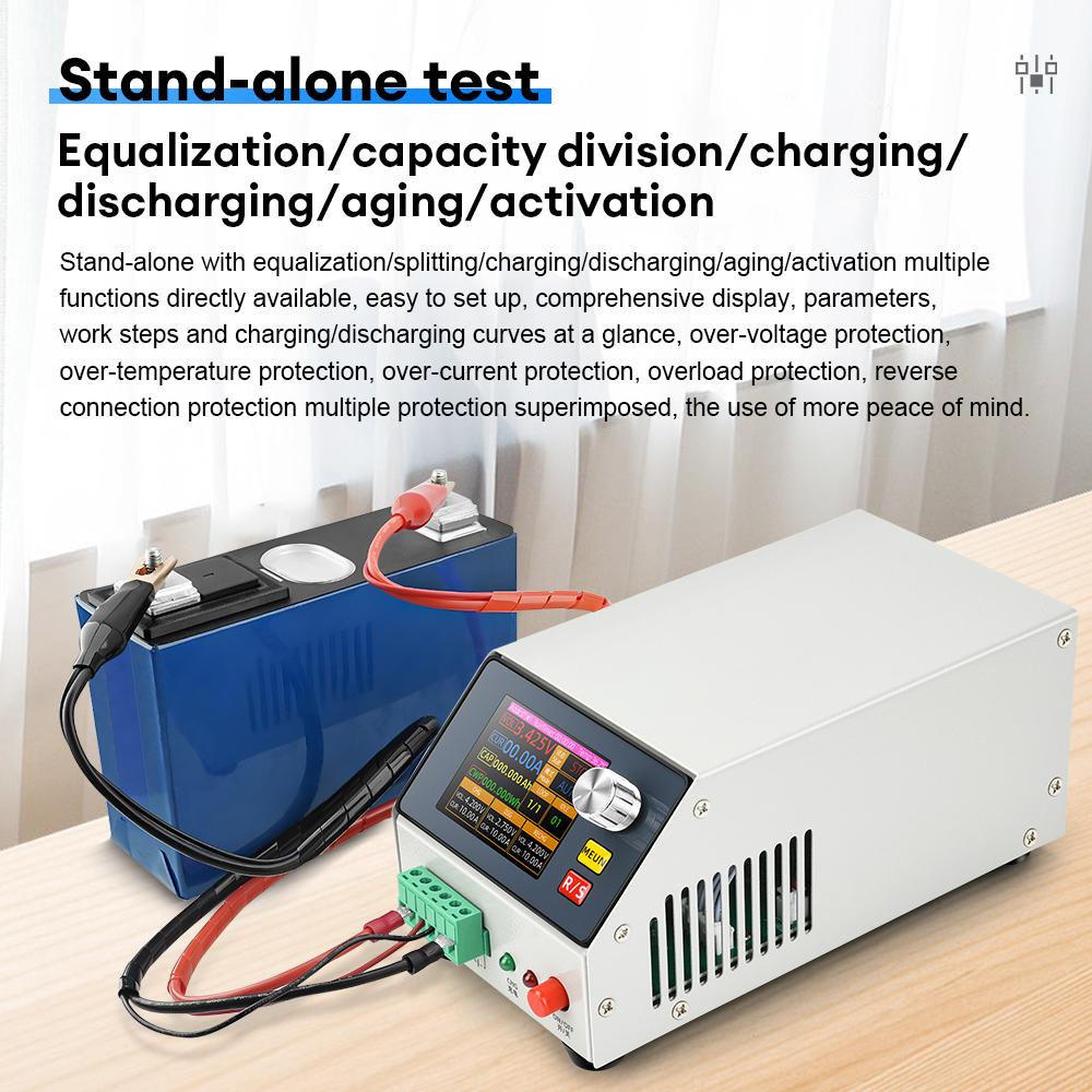 2.4-inch Color Screen DC Charging and Discharging Integrated Electronic Load Tester Battery Charging Discharging Capacity Test