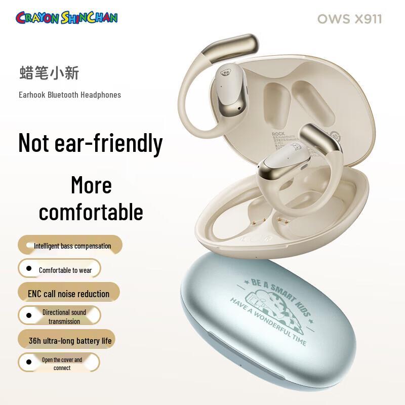 ROCK Crayon Shin-chan X911 Ear-Hook Bluetooth Headphones