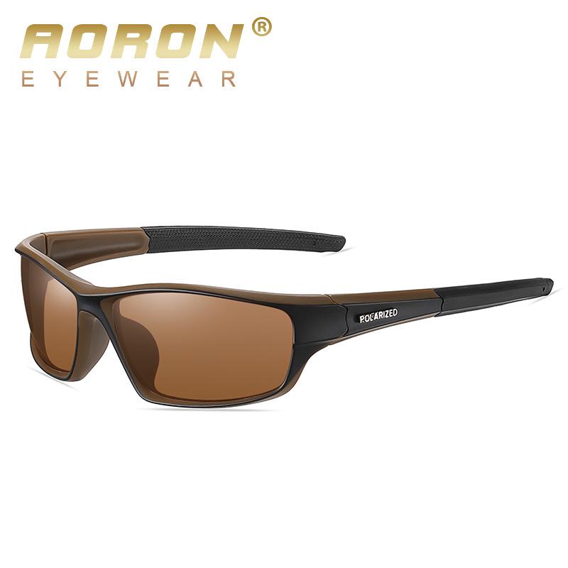 Fashionable Polarized Windproof Cycling Sunglasses for Men - Colorful Outdoor Sports Eyewear