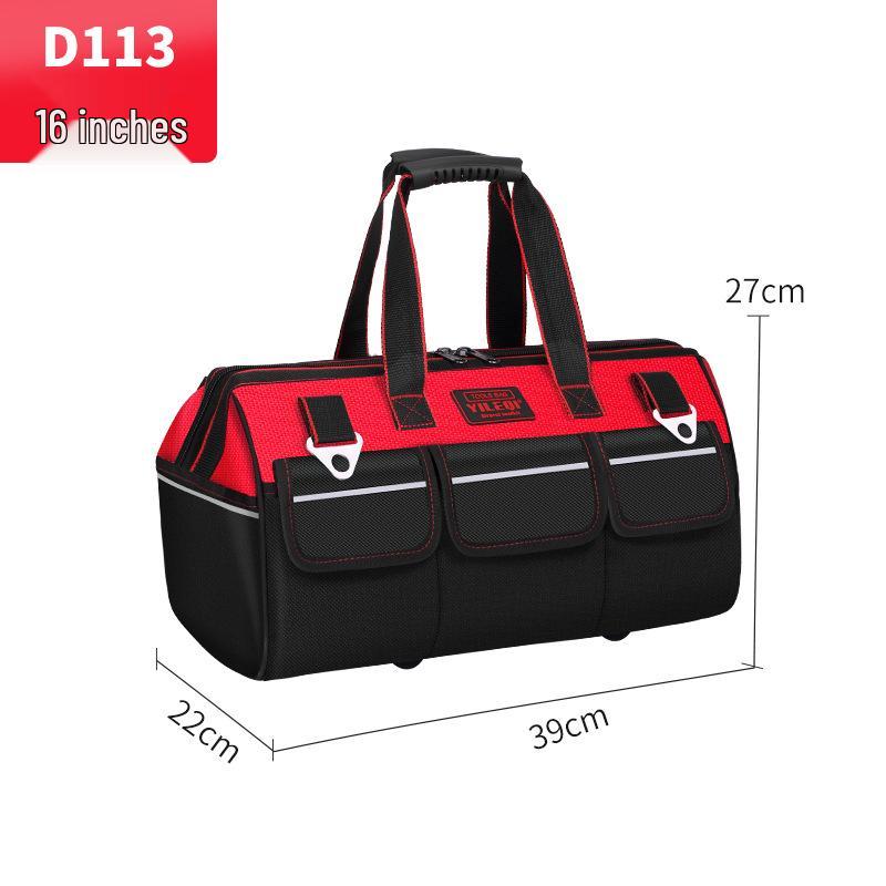 Bolsa de herramientas para electricista: Lona Impermeable y Duradera con Diseño Ampliado y Resistente al Desgaste para un Almacenamiento Conveniente y Multifuncional.