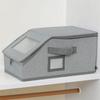 Baseball Cap Organizer, Stackable Hat Storage Box, with Clear Window Lid Durable Design, Container for Baseball Caps Snaps Trucker Hats