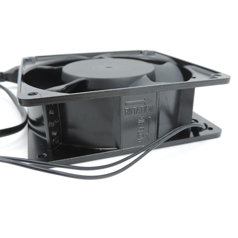 120x120x38mm 220V-240V 120mm Sleeve Bearing 0.14A Cooling fan with AC power cable US Plug