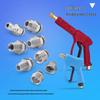 Stainless Steel Quick Connect High-Pressure Washer Adapter for Car Wash, Water Gun, and 3/8 Hose Tail Connector.