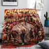 1pz Coperta in Flanella con Stampa Bayer 04 Leverkusen, Alta qualità Confortevole per Tutte le Stagioni, Decorazione per la Casa, Calore e Comfort, Perfetta per Regali di Natale11