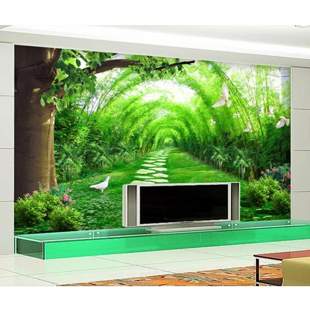 3d Room Wallpaper Fresh Bamboo Forest Road 3 D Tv Setting Wall 3d Wall Murals Wallpaper