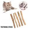 5-50pcs Catnip Stick Pet Cat Molar Toys Natural Wood Polygonum Sticks Cleaning Teeth Relieve Boredom Snacks Chews Toys