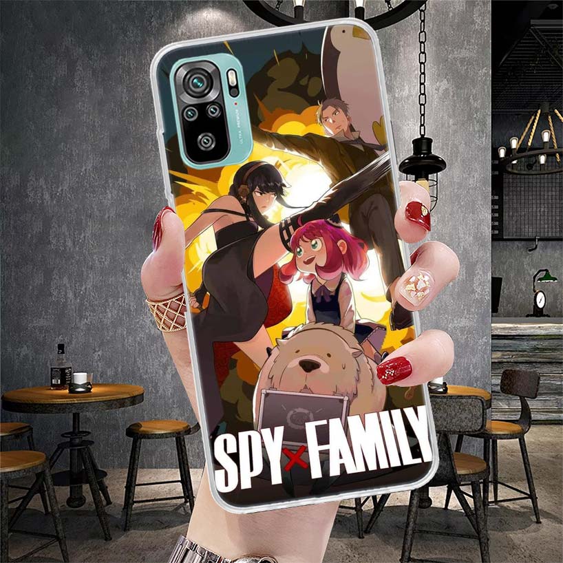 Anime Spy Family Soft Phone Case For Xiaomi Redmi Note 15 14 14S 13 12 Pro Plus 12S 11 11S 11E 10 10S 11T 5G Fundas Coque Redmi