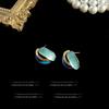 Mid-Century Vintage Stud Earrings: Trendy Literary Style in Light Luxury Fashion