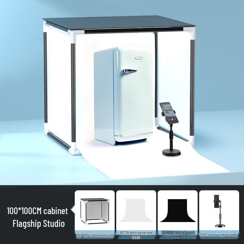 Portable LED Photo Studio Tent with Fill Light for Jewelry