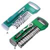 1/4Inch Adjustable Wrench and Sockets Set Convenient Portable Tool Kit for Home Car Repair and Mechanical Maintenance