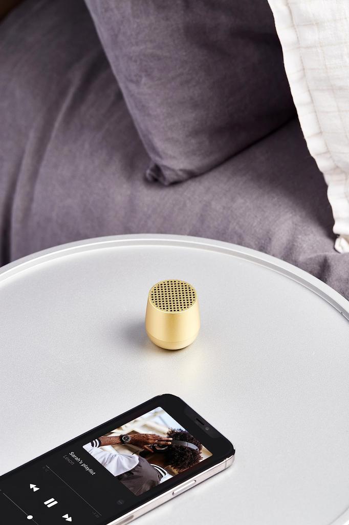 LEXON Aluminum Series 3W Mini Portable Bluetooth Speaker with Wireless TWS and Selfie Button Light MINO+ Charging, USB-C Charging, Technology,