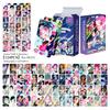 124 Stück Alien Bühnenästhetik Cartoon Wasserdichte Postkarten Anime Sammlerset Lomo Fotokarten Jungen Mädchen Geschenke für Party