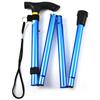 1PC Aluminum Alloy Telescopic Walking Stick Folding Trekking Pole Hiking Cane Crutch for Elderly People Outdoor Walking