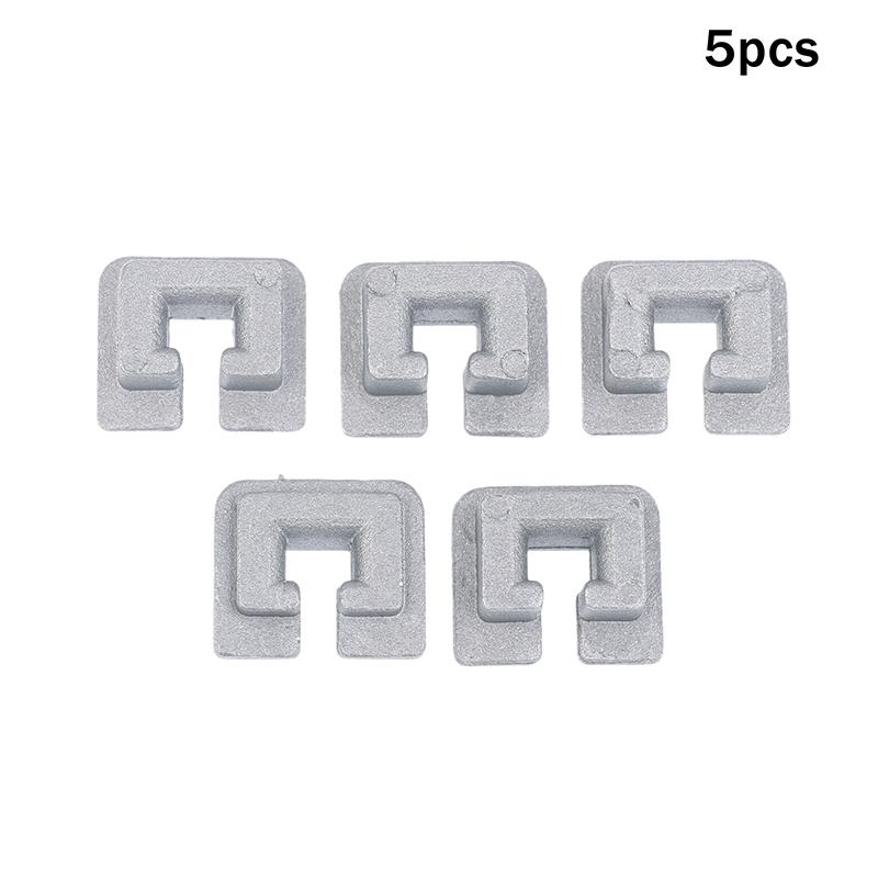 

5/10Pcs Aluminum Alloy Trimmer Head Eyelet Square Cord Buckle Replacement Parts Gardening Tools Lawn Mower Trimmer Accessories