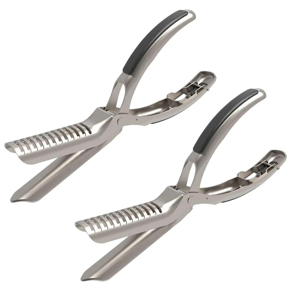 Mulinla Ribmem Pro, BBQ Rippchenentferner, Rib Prep Pro, Werkzeug zum Entfernen von Rippchenmembranen aus Edelstahl, Küchengrill-Gadget zur Rippchenvorbereitung, Einfache Membranentfernung