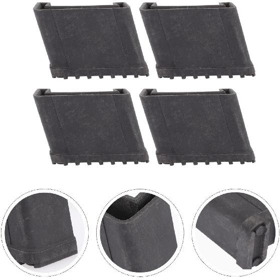 4pcs Ladder Foot Cover Ladder Mat Cover for Ladder Retractable Stairs Pads Ladder Leg Protective Cover Ladder Feet Rubber Pad Ladder Leg Protector