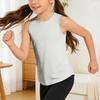 Women’s Sleeveless Racerback Pleated Back Tank Top Lightweight Loose Fit Casual Athletic Shirt for Everyday Wear