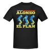 Funny Fernandos Alonsos Meme T Shirt for Men Pure Cotton Tshirt 2026 Summer Style Short Sleeve Tee Shirt Slim Fit Clothing