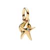 Sparking Gold Plated Charm Beads Dangle Original Snake Fit Copper Bracelet Necklace Beads For Diy Jewelry Women Gift