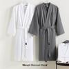 Waffle Weave Cotton Bathrobe