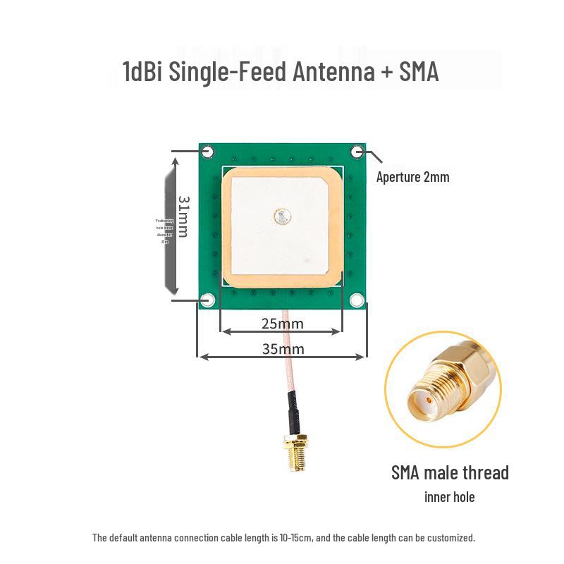 UHF RFID Passive Reader Writer with Long-Distance Ceramic Antenna for Card Reading