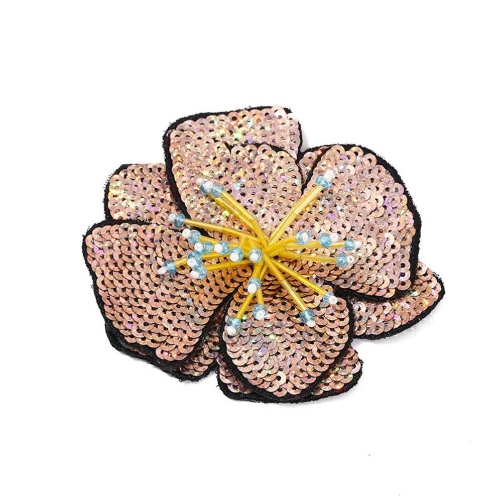 Handmade Beads Sew On Patch Colorful Sequins Repair Hole Applique  Auxiliary Material